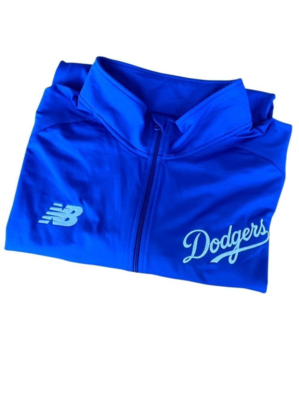 New Balance Los Angeles Dodgers Quarter Zip Pullover 3XL Blue Performance Jacket